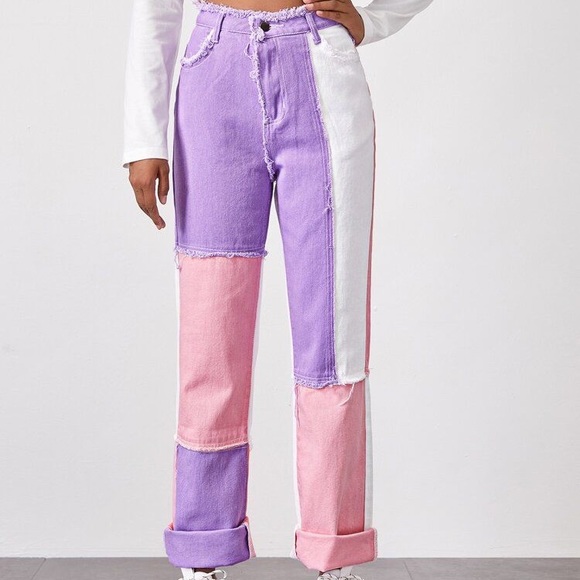 Colorblock jeans! - Picture 2 of 2